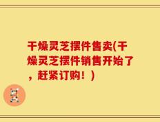 干燥灵芝摆件售卖(干燥灵芝摆件销售开始了，赶紧订购！)
