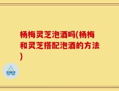 杨梅灵芝泡酒吗(杨梅和灵芝搭配泡酒的方法)