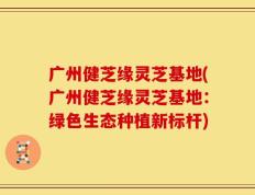 广州健芝缘灵芝基地(广州健芝缘灵芝基地：绿色生态种植新标杆)