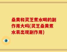 桑黄和灵芝煮水喝的副作用大吗(灵芝桑黄煮水易出现副作用)