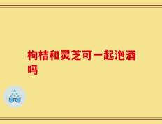 枸桔和灵芝可一起泡酒吗