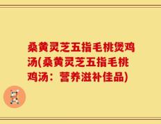 桑黄灵芝五指毛桃煲鸡汤(桑黄灵芝五指毛桃鸡汤：营养滋补佳品)