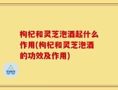 枸杞和灵芝泡酒起什么作用(枸杞和灵芝泡酒的功效及作用)