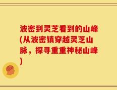 波密到灵芝看到的山峰(从波密镇穿越灵芝山脉，探寻重重神秘山峰)