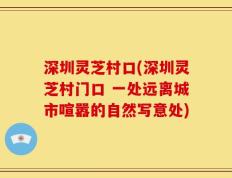 深圳灵芝村口(深圳灵芝村门口 一处远离城市喧嚣的自然写意处)