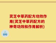 灵芝中草药配方功效作用(灵芝中草药配方的神奇功效和作用解析)