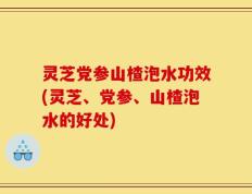 灵芝党参山楂泡水功效(灵芝、党参、山楂泡水的好处)