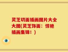 灵芝切面插画图片大全大图(灵芝饰面：惊艳插画集锦！)