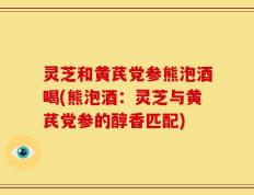 灵芝和黄芪党参熊泡酒喝(熊泡酒：灵芝与黄芪党参的醇香匹配)