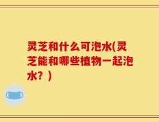 灵芝和什么可泡水(灵芝能和哪些植物一起泡水？)