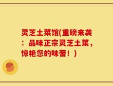 灵芝土菜馆(重磅来袭：品味正宗灵芝土菜，惊艳您的味蕾！)