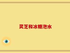 灵芝和冰糖泡水