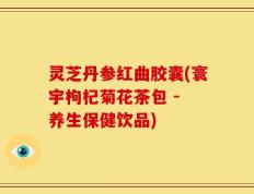 灵芝丹参红曲胶囊(寰宇枸杞菊花茶包 - 养生保健饮品)