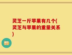 灵芝一斤苹果有几个(灵芝与苹果的重量关系)