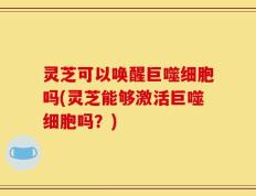灵芝可以唤醒巨噬细胞吗(灵芝能够激活巨噬细胞吗？)