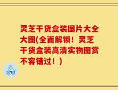 灵芝干货盒装图片大全大图(全面解锁！灵芝干货盒装高清实物图赏不容错过！)