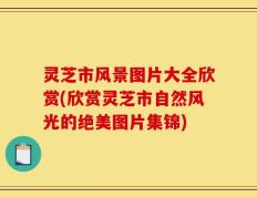 灵芝市风景图片大全欣赏(欣赏灵芝市自然风光的绝美图片集锦)