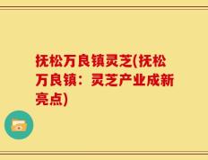 抚松万良镇灵芝(抚松万良镇：灵芝产业成新亮点)