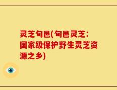 灵芝旬邑(旬邑灵芝：国家级保护野生灵芝资源之乡)