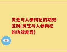 灵芝与人参枸杞的功效区别(灵芝与人参枸杞的功效差异)