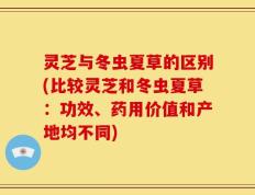 灵芝与冬虫夏草的区别(比较灵芝和冬虫夏草：功效、药用价值和产地均不同)