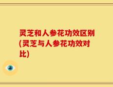 灵芝和人参花功效区别(灵芝与人参花功效对比)