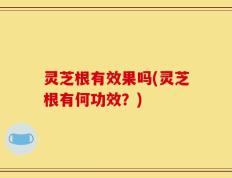 灵芝根有效果吗(灵芝根有何功效？)