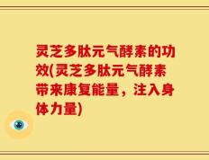 灵芝多肽元气酵素的功效(灵芝多肽元气酵素带来康复能量，注入身体力量)