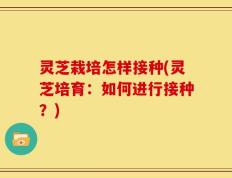 灵芝栽培怎样接种(灵芝培育：如何进行接种？)