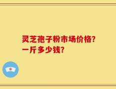 灵芝孢子粉市场价格？一斤多少钱？