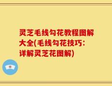 灵芝毛线勾花教程图解大全(毛线勾花技巧：详解灵芝花图解)
