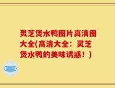 灵芝煲水鸭图片高清图大全(高清大全：灵芝煲水鸭的美味诱惑！)