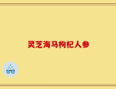 灵芝海马枸杞人参