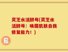 灵芝水活酵母(灵芝水活酵母：唤醒肌肤自我修复能力！)