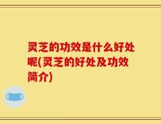 灵芝的功效是什么好处呢(灵芝的好处及功效简介)