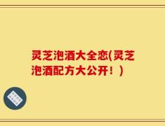 灵芝泡酒大全恋(灵芝泡酒配方大公开！)