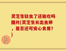 灵芝生驻虫了还能吃吗图片(灵芝生长出虫卵，是否还可安心食用？)