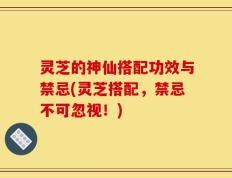 灵芝的神仙搭配功效与禁忌(灵芝搭配，禁忌不可忽视！)