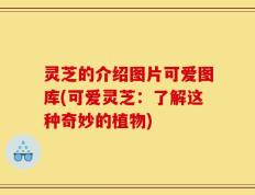 灵芝的介绍图片可爱图库(可爱灵芝：了解这种奇妙的植物)