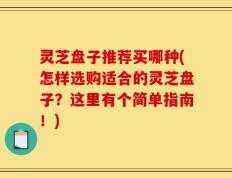 灵芝盘子推荐买哪种(怎样选购适合的灵芝盘子？这里有个简单指南！)
