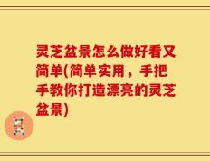 灵芝盆景怎么做好看又简单(简单实用，手把手教你打造漂亮的灵芝盆景)