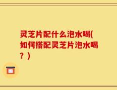 灵芝片配什么泡水喝(如何搭配灵芝片泡水喝？)