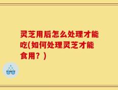 灵芝用后怎么处理才能吃(如何处理灵芝才能食用？)