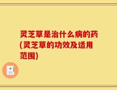 灵芝草是治什么病的药(灵芝草的功效及适用范围)