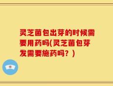 灵芝菌包出芽的时候需要用药吗(灵芝菌包芽发需要施药吗？)