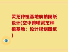 灵芝种植基地航拍图纸设计(空中俯瞰灵芝种植基地：设计规划图纸)