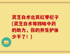 灵芝白术北芪红枣杞子(灵芝白术等四味中药的助力，你的养生护体少不了！)