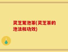 灵芝茸泡茶(灵芝茶的泡法和功效)