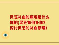 灵芝补血的原理是什么样的(灵芝如何补血？探讨灵芝的补血原理)
