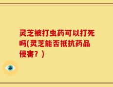 灵芝被打虫药可以打死吗(灵芝能否抵抗药品侵害？)